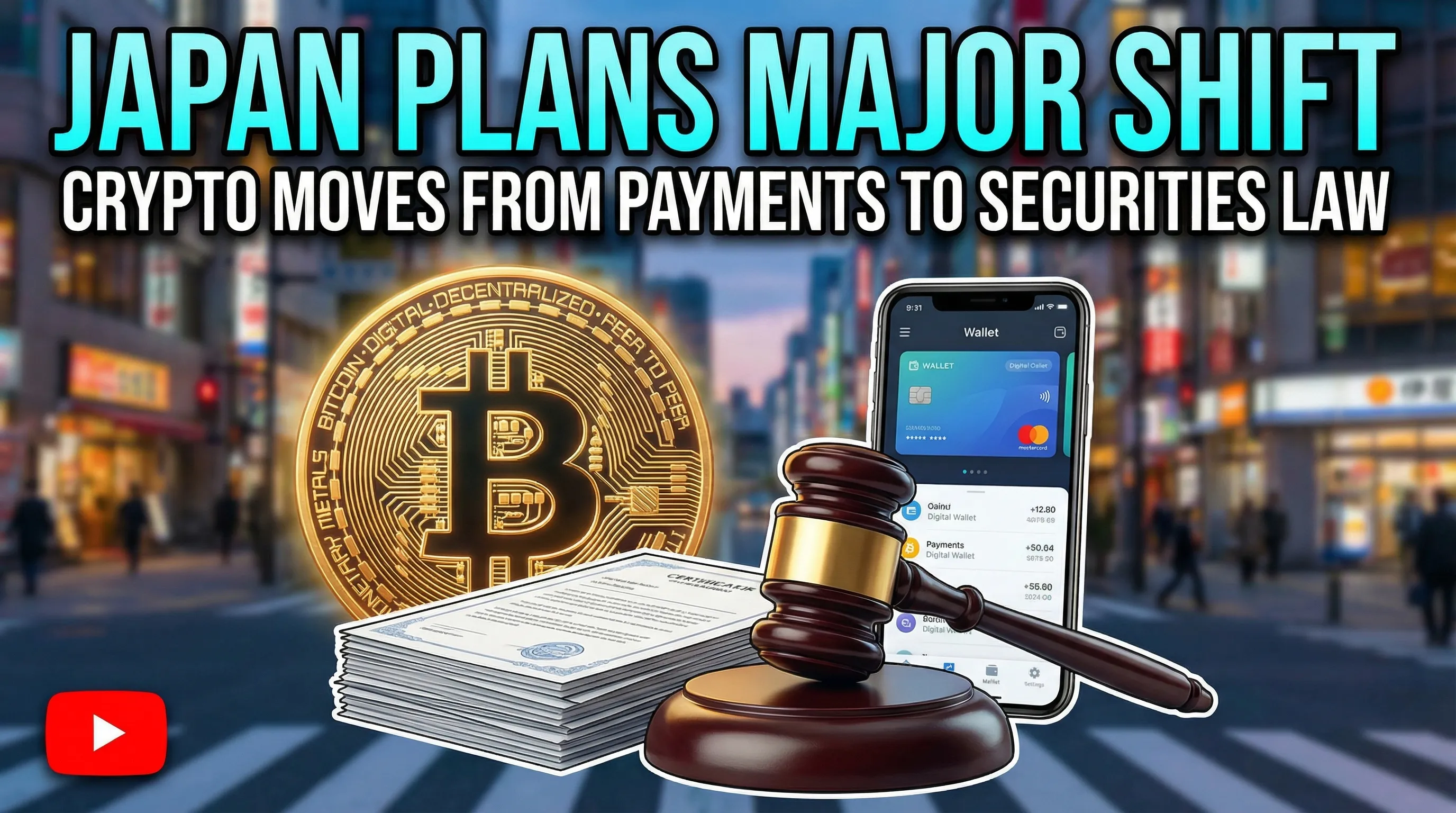 Japan Proposes Historic Crypto Regulatory Overhaul, Shifting from Payments to Securities Law