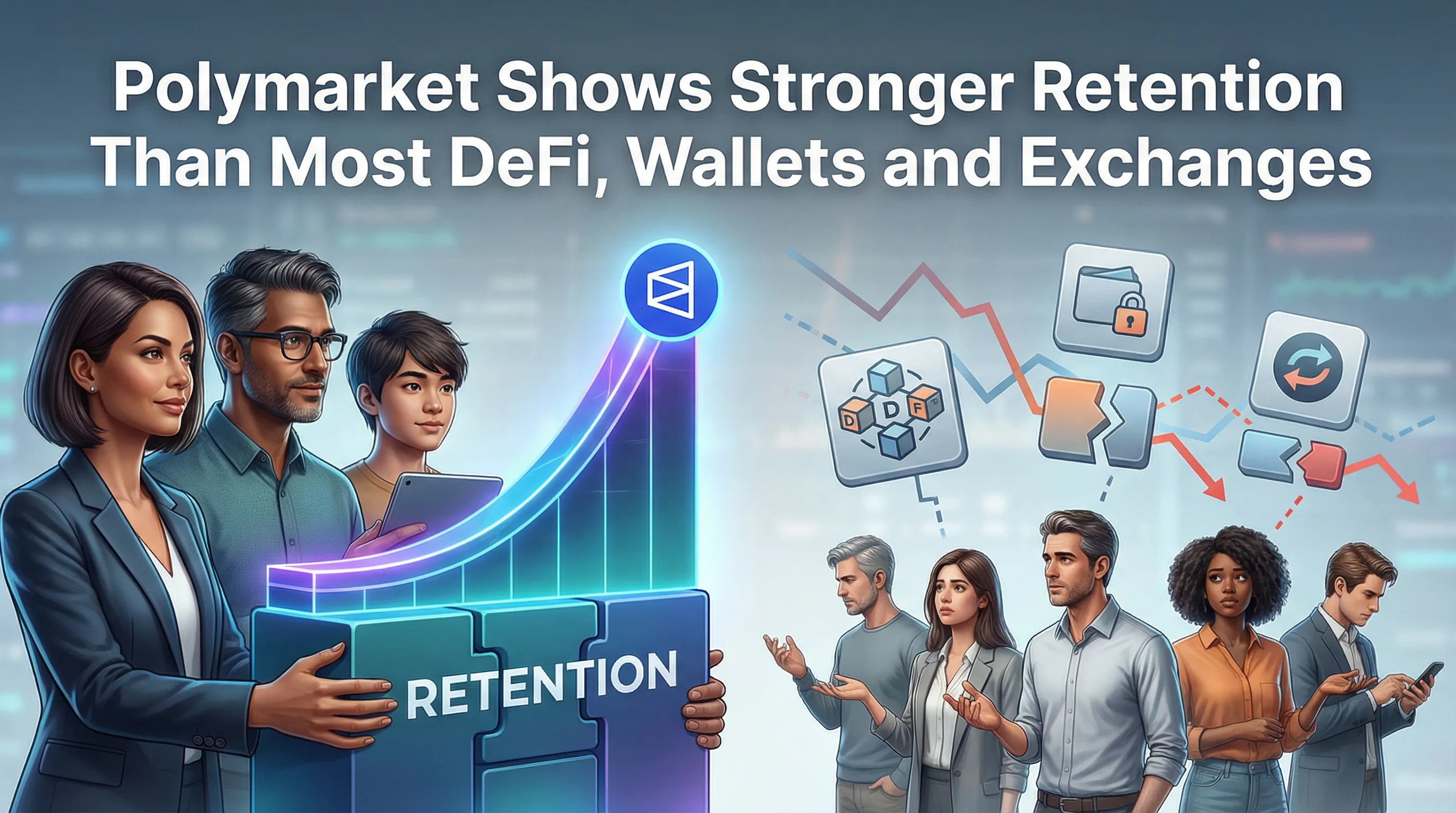 Polymarket Defies Crypto's Retention Crisis: Why Prediction Markets Are Winning